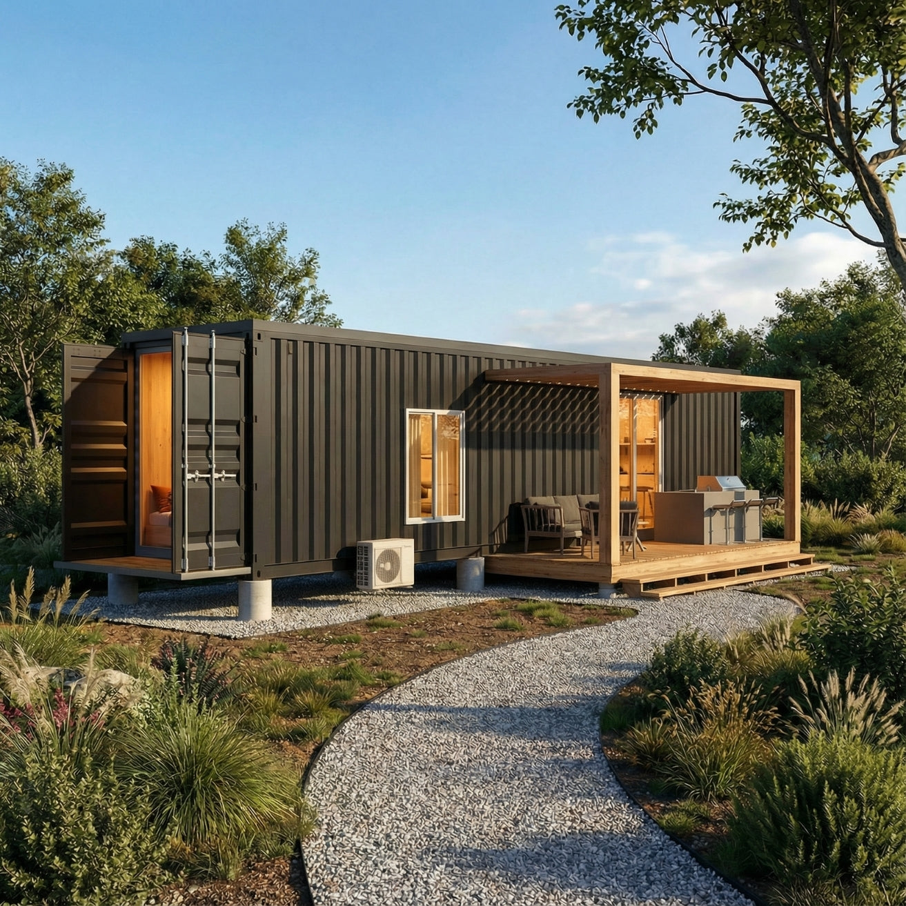 1x40' Container House | 1 Bed 1 Bath