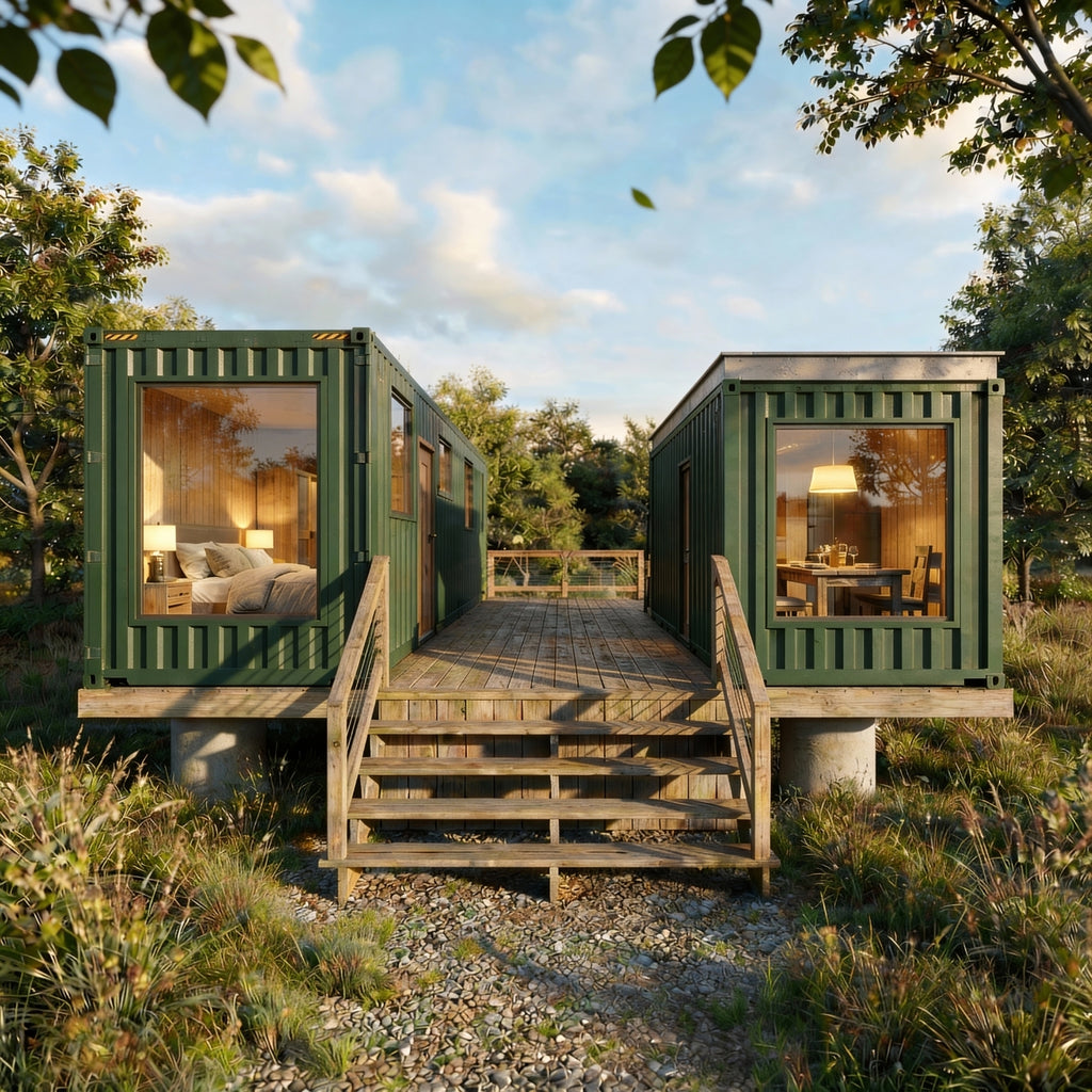 40' 20' Container House | 2.5 Bed 1 Bath