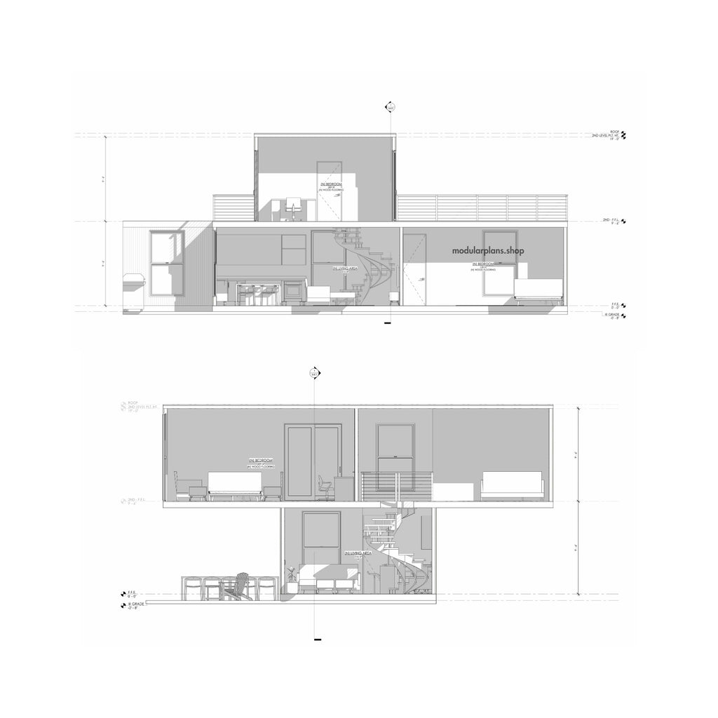 4x40' Container House | 3 Bed 2 Bath