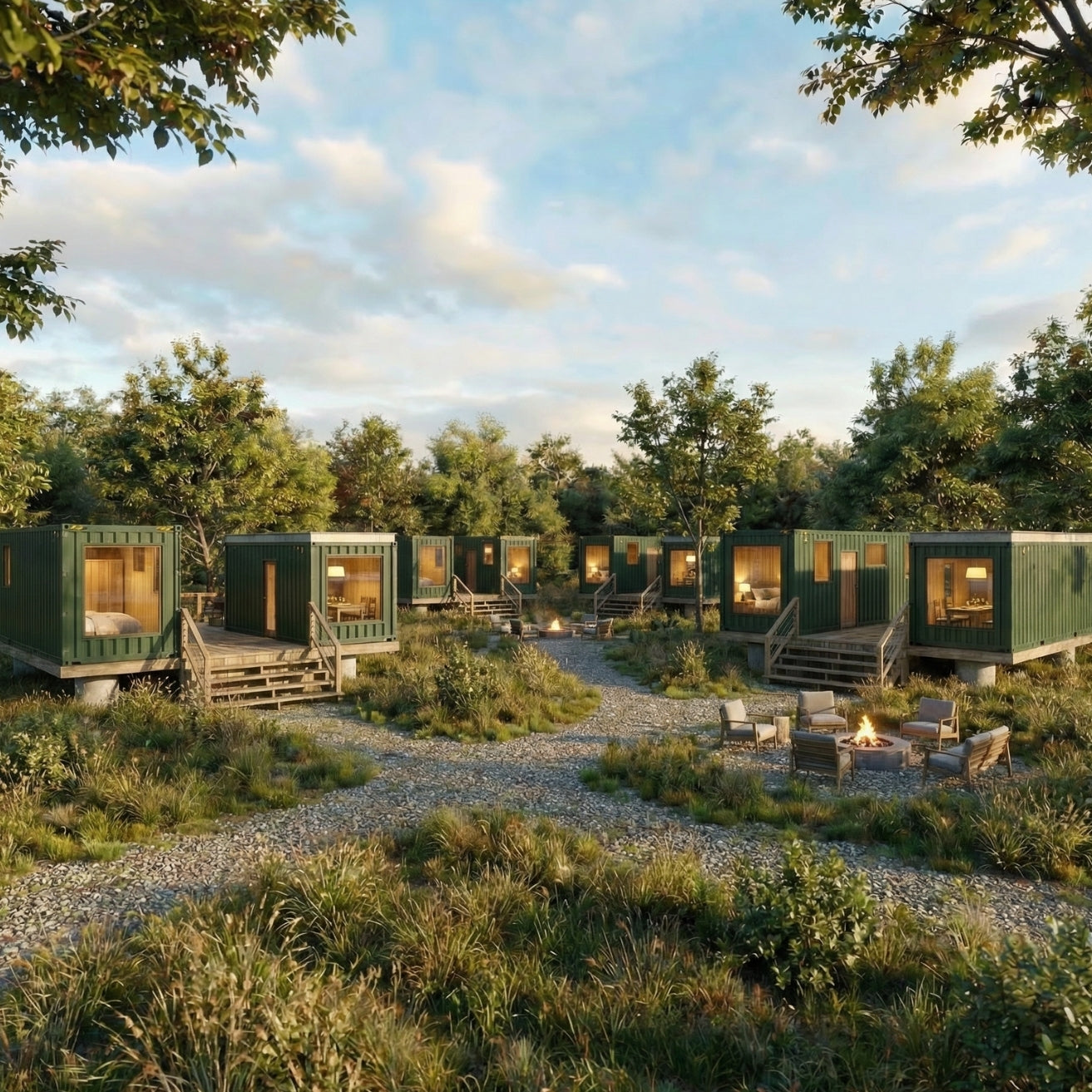 40' 20' Container House | 2.5 Bed 1 Bath