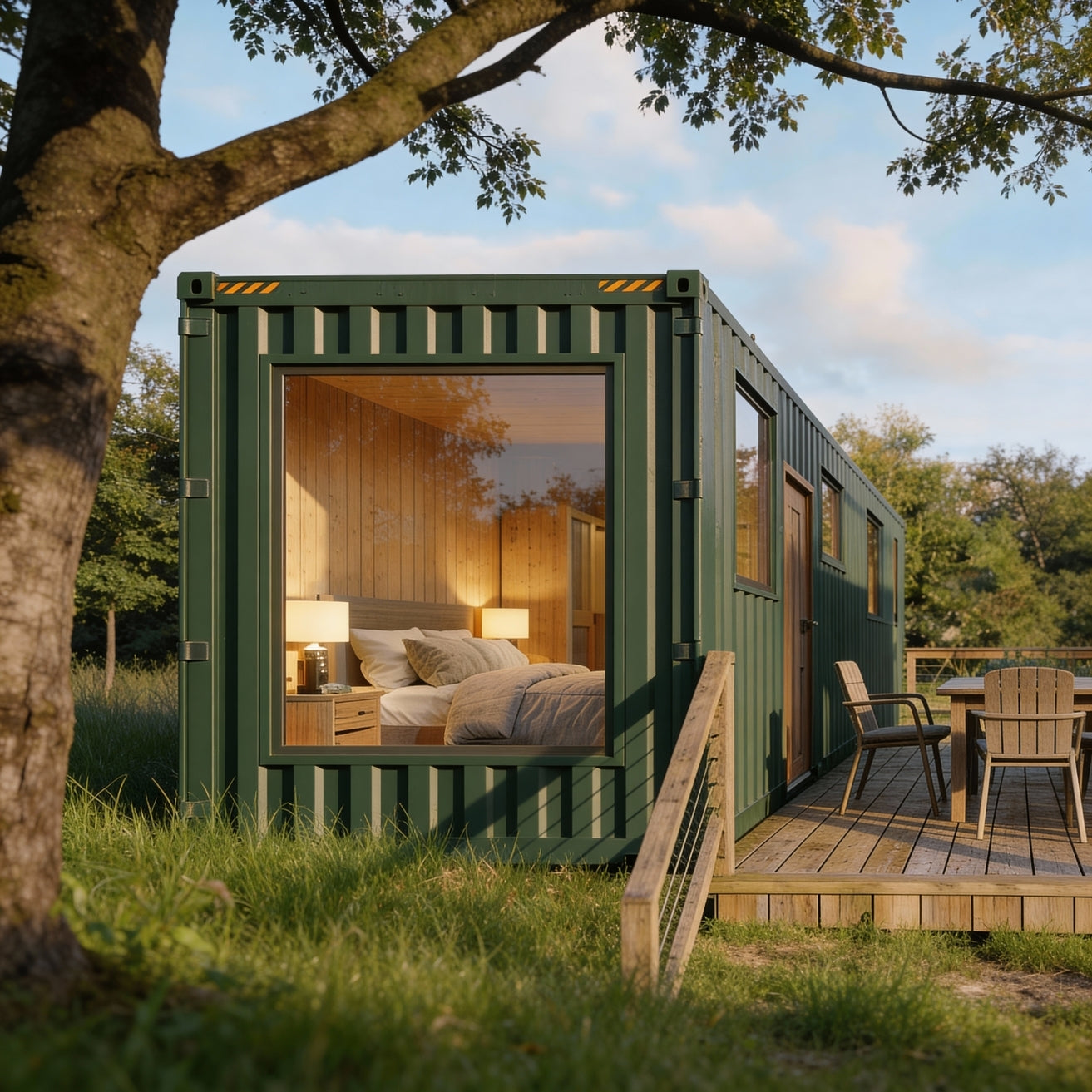 40' 20' Container House | 2.5 Bed 1 Bath