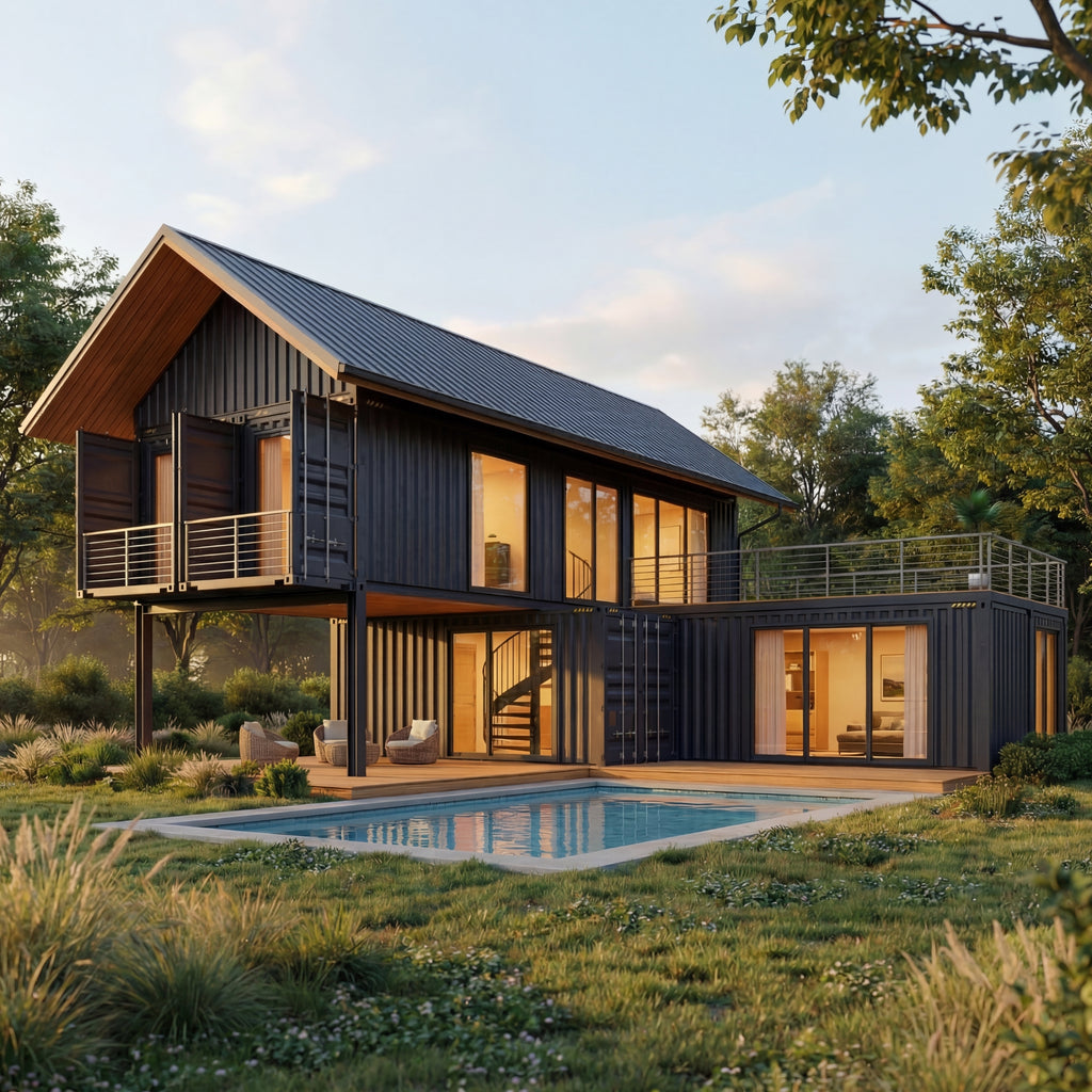 4x40' 1x20' Container House | 2 Bed 2 Bath