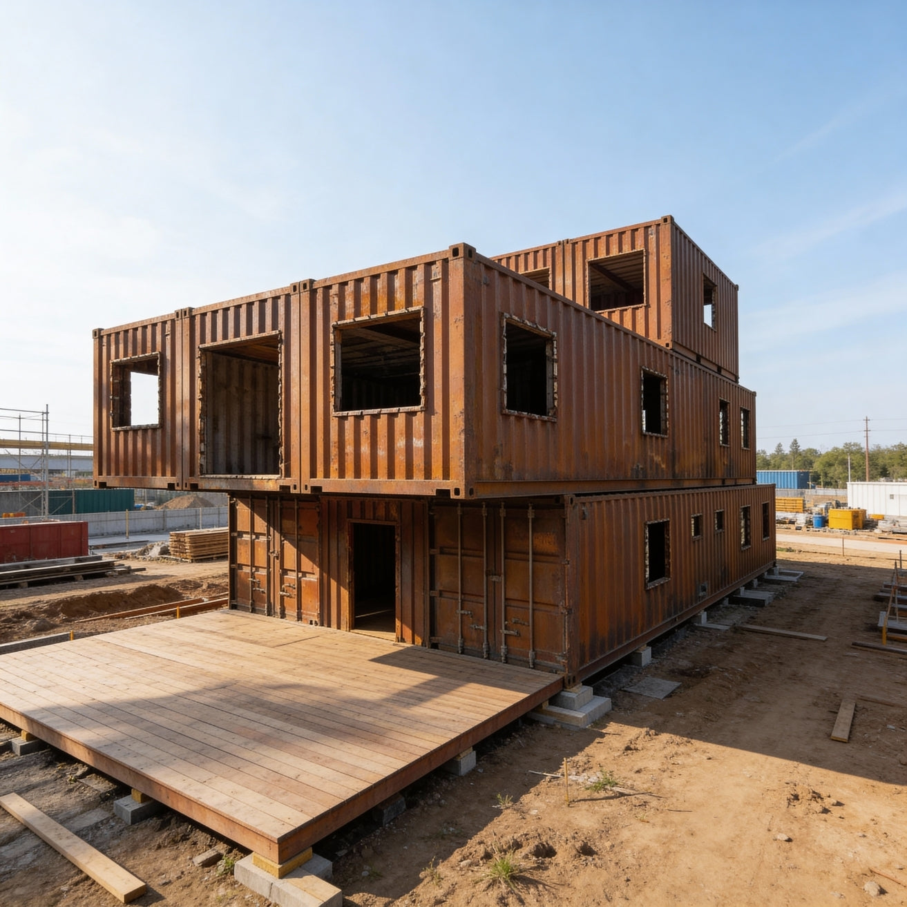 6x40' 2x20' Container House | 5 Bed 6 Bath