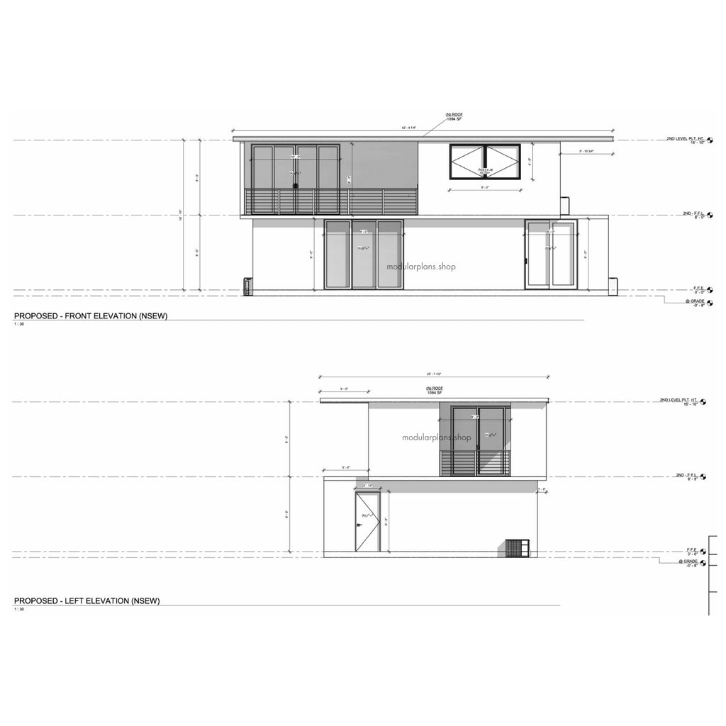 3x40' 3x20' Container House | 2 Bed 2 Bath
