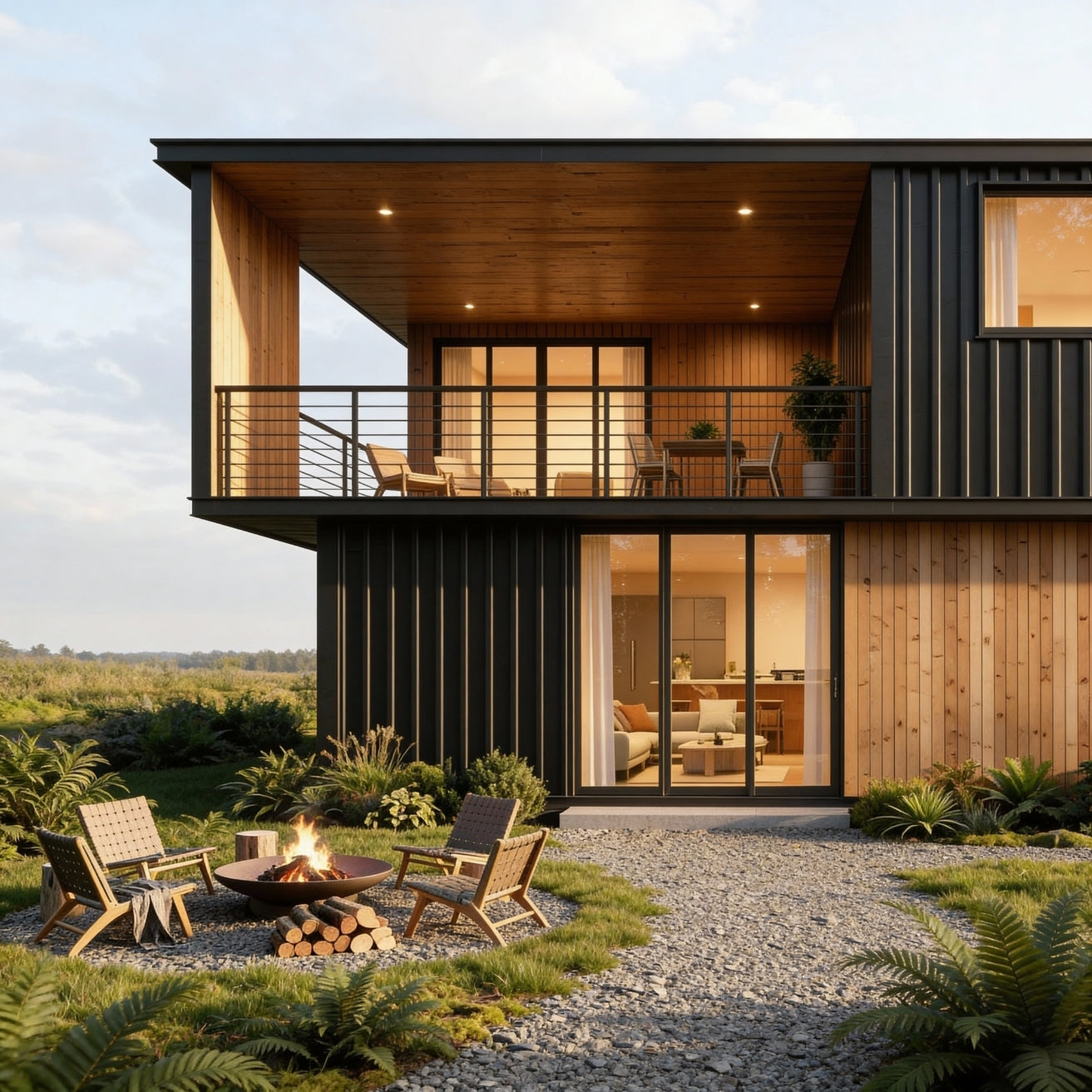 3x40' 3x20' Container House | 2 Bed 2 Bath