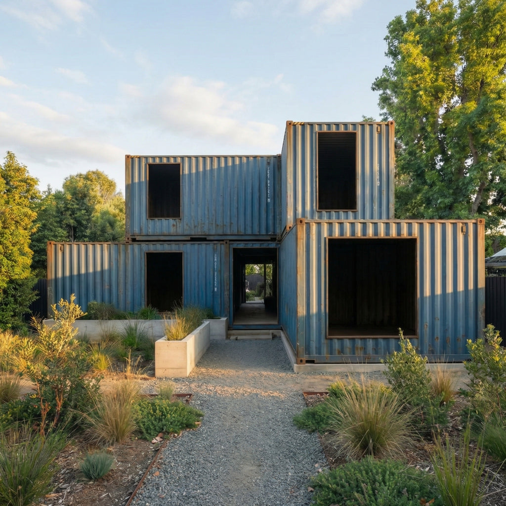 2X40' 5X20' Container House | 4 Bed 2 Bath