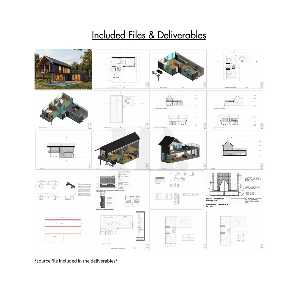 4x40' 1x20' Container House | 2 Bed 2 Bath