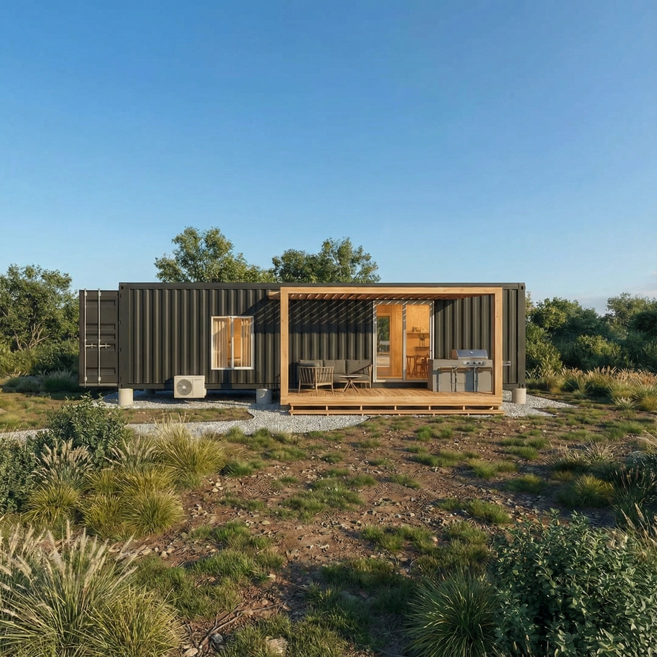 1x40' Container House | 1 Bed 1 Bath