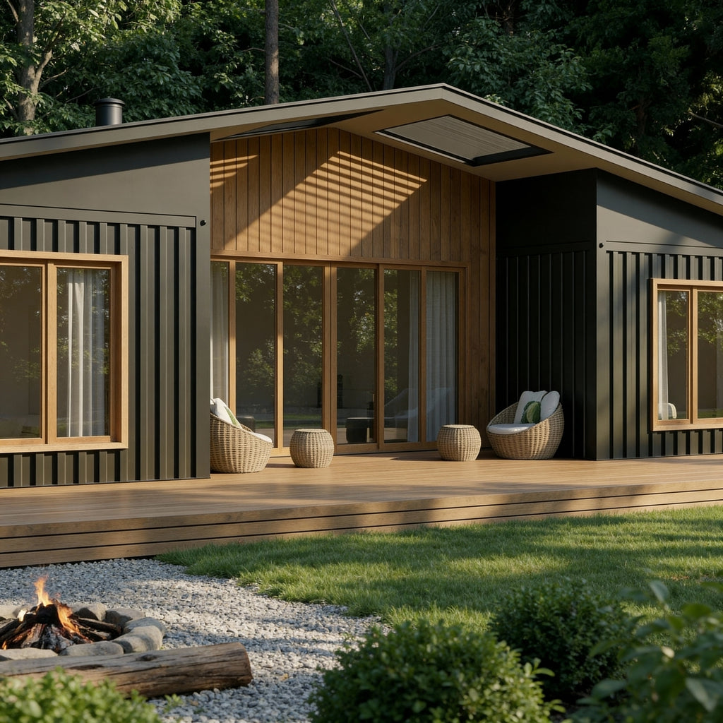 4x40' Container House | 3 Bed 2 Bath