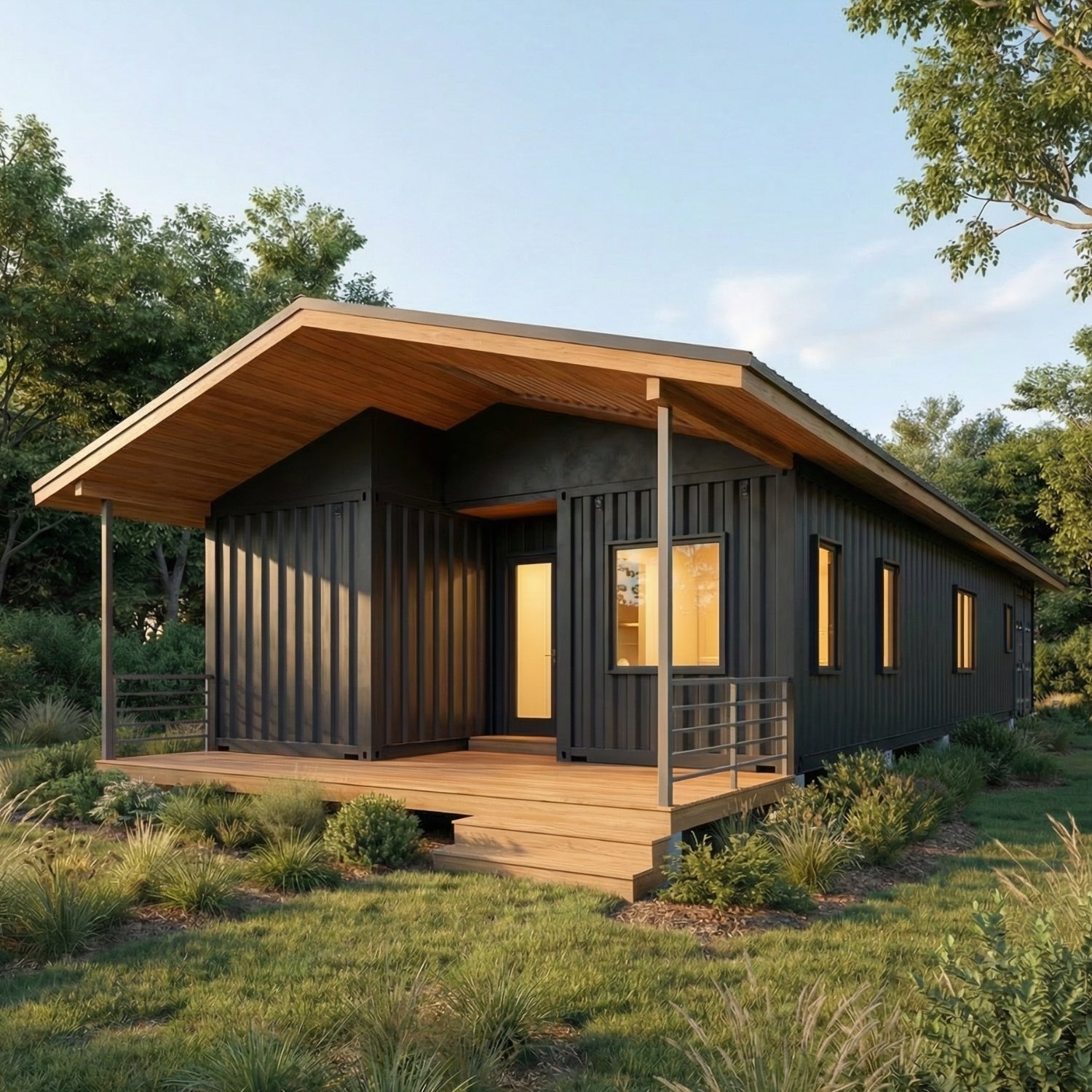 2x40' 1x20' Container House | 3 Bed 2 Bath